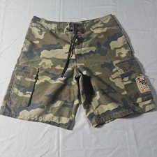 Mossimo Green Baggy Cargo Shorts Mens 34