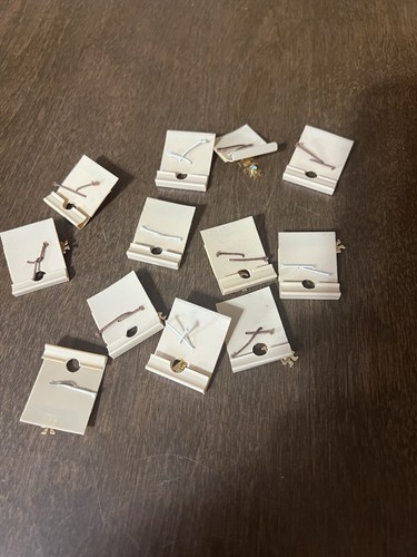 Lot Of 12 Golden Key Brand Charms Girl Figure Birthstone Misc Months - Picture 8 of 8