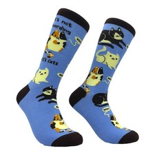 Women's Its Not Hoarding If Its Cats Socks Funny Purring Kitten Lovers Joke