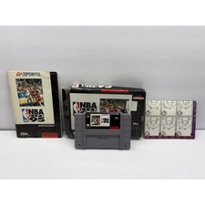 NBA Live 95 SNES Super Nintendo Box Manual Insert Untested Vintage 1994