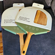 (2pk)Gozney Acacia Wood Pizza Peel & Server Large 14 in, Acacia Wood, AD1770