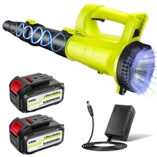 Leaf Blower Cordless with 15000mAh 2 Batteries and Charger, 500000RPM Battery...