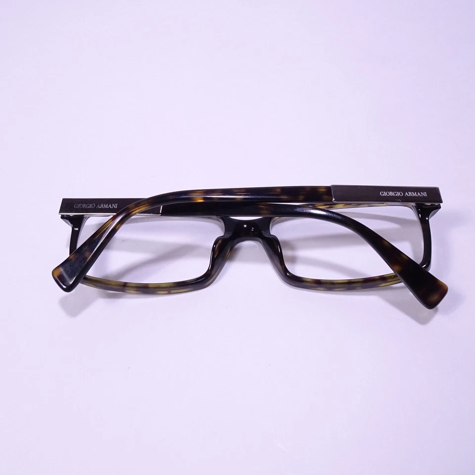 Gafas para hombre Giorgio Armani GA 585 brillantes oscuras Habana rutenio Foto 3 de 4