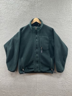 Vintage Patagonia 25410 Green Synchilla Fleece Jacket Men's Size