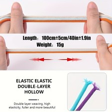 Well-Designed Adaptable High-Performance 1 Pair No-Tie Elastic Spandex Shoelaces