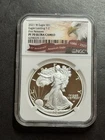 2021 W Type 2 American Silver Eagle $1 Proof NGC PF70 Ultra Cameo ER (1423)