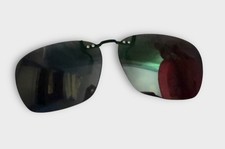 Polarized Clip-on Sunglasses Rimless Flip Up Metal Clip for Prescription Glasses