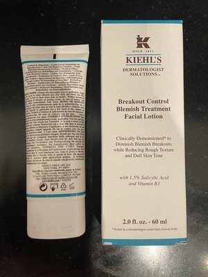 Kiehl's Breakout Control Classic Blemish Treatment Facial Lotion 2oz New in Box 