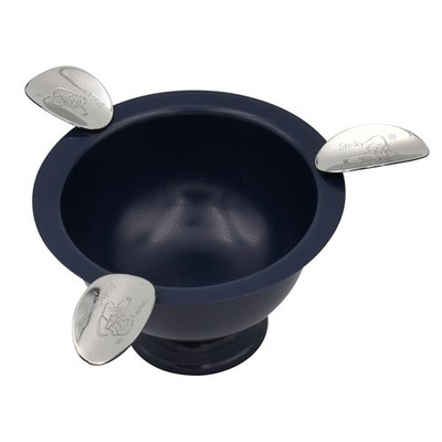 Ashtray 5''inch Round Mini Herf 3 Stirrup Rests Perfect for Personal and Puffi...