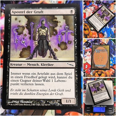 MTG Disciple Of The Vault   Ex Mirrodin 2003 Og Black Card Lose Life Cleric 