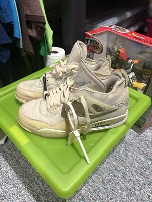 Womens Size 11.5 - Jordan 4 SP x Off-White Mid Sail (Men s Size 10)