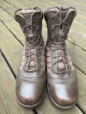 British Army Military MOD Bates Brown Combat Patrol Boots Size 10 M Grade 1 Used