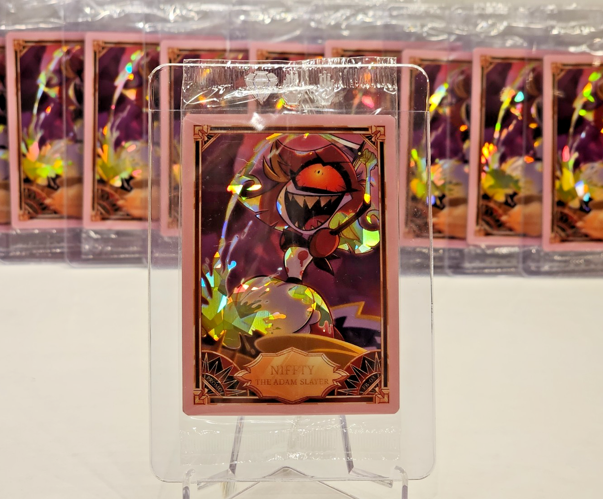 Hazbin Hotel - NIFFTY THE ADAM SLAYER - Cracked Ice Promo Card (PR