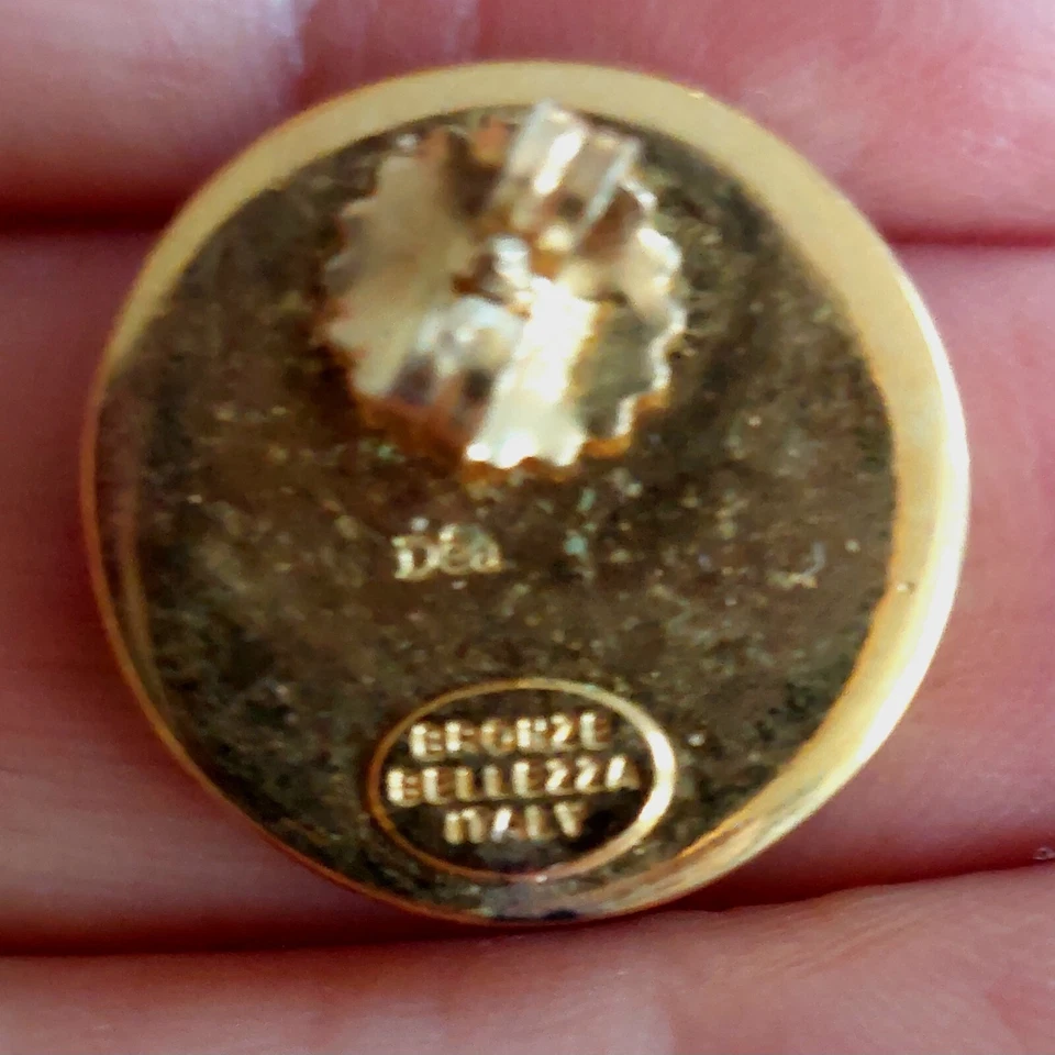 Pendientes Moneda Mujer Bronce Belleza Italia Foto 2 de 4