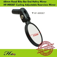 Hafny Mirror HF-MR087 68mm Road Bike Bar End Cycling Adjustable Rearview Mirror