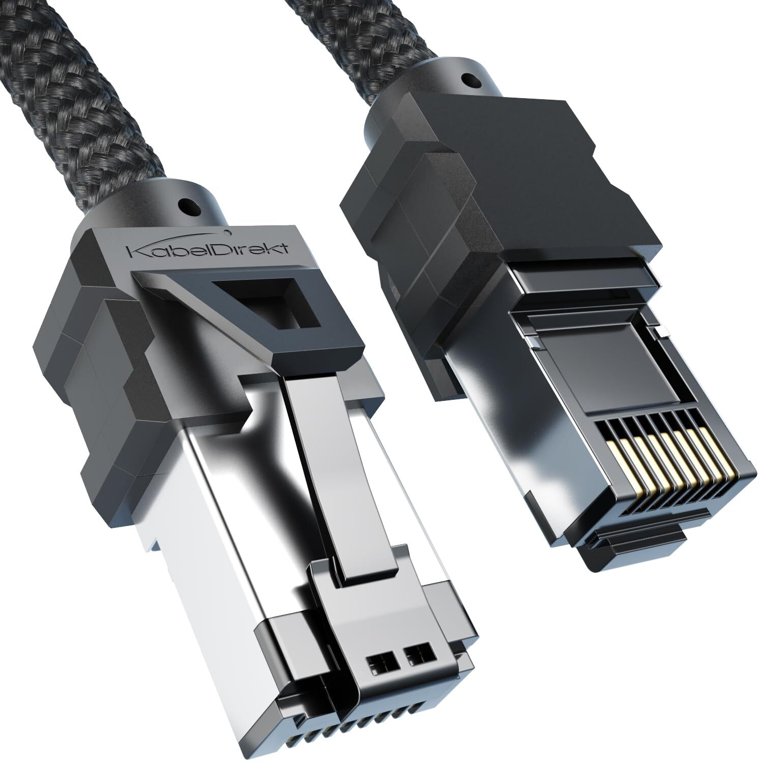 Cavo di Rete Cat 8 Cavo Ethernet Cavo LAN – 10m – Edizione Gaming con Treccia...