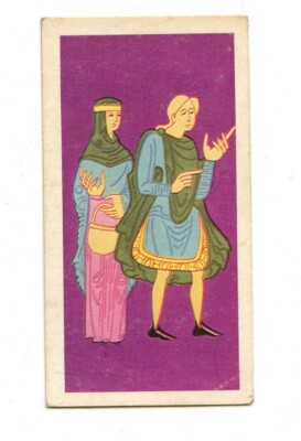 Brooke Bond Tea Card British Costume Collectable #1 Day Clothes 1050 (1)