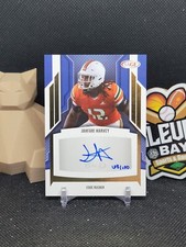 Jahfari Harvey 2024 SAGE HIT Low Series Auto Gold /100 #A-JH Auto (CBR)