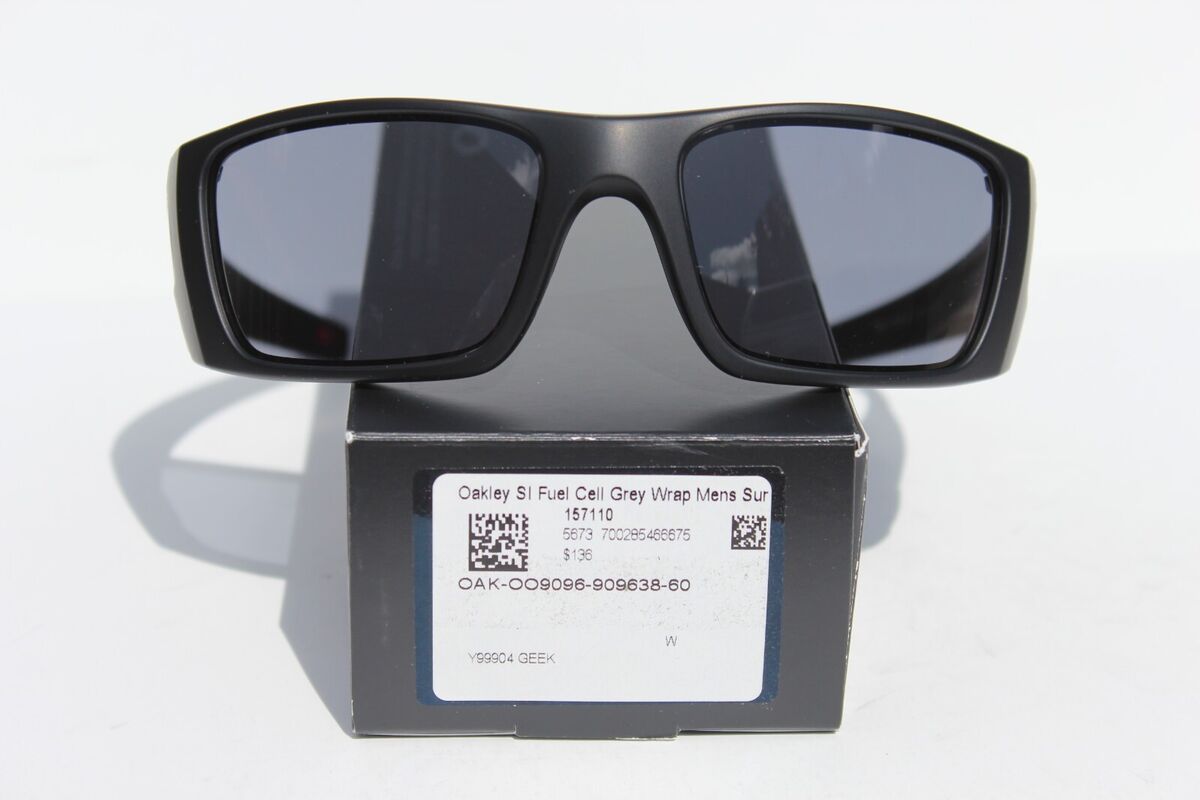 OAKLEY Fuel Cell Sunglasses Black/Grey SI Red White Blue USA OAKLEY Fuel Cell Sunglasses Black/Grey SI Red White Blue USA