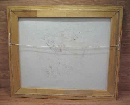 Tour de Francia la pintura abstracta enmarcada sobre lienzo firmada por Lefernet *LEER* - Imagen 5 de 5