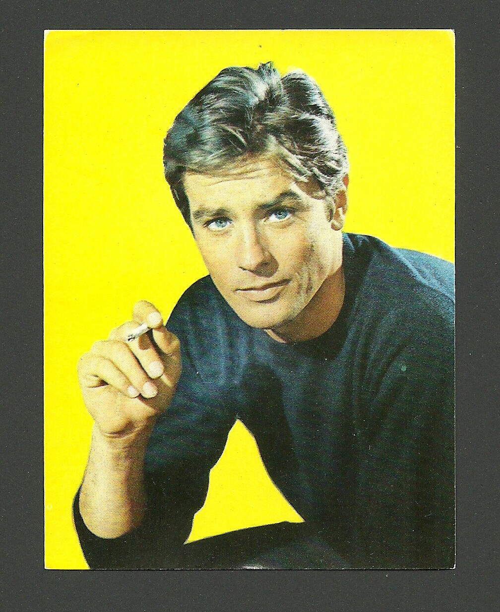 alain-delon-1967-spanish-tv-pop-music-movie-actor-card-129-ebay