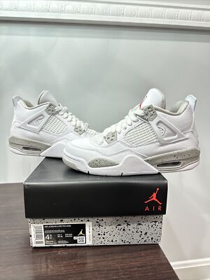 Air Jordan 4 Retro White Oreo DJ4699-100 Size 4.5y | eBay