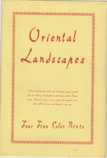 Asian Landscapes, Four Fine Color Prints, Donald Art Co, 1956 A-20