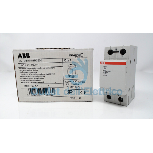 ABB OVR T1+2 25 255 TS LIMITATORE 1P IIMP 25KA  M510884