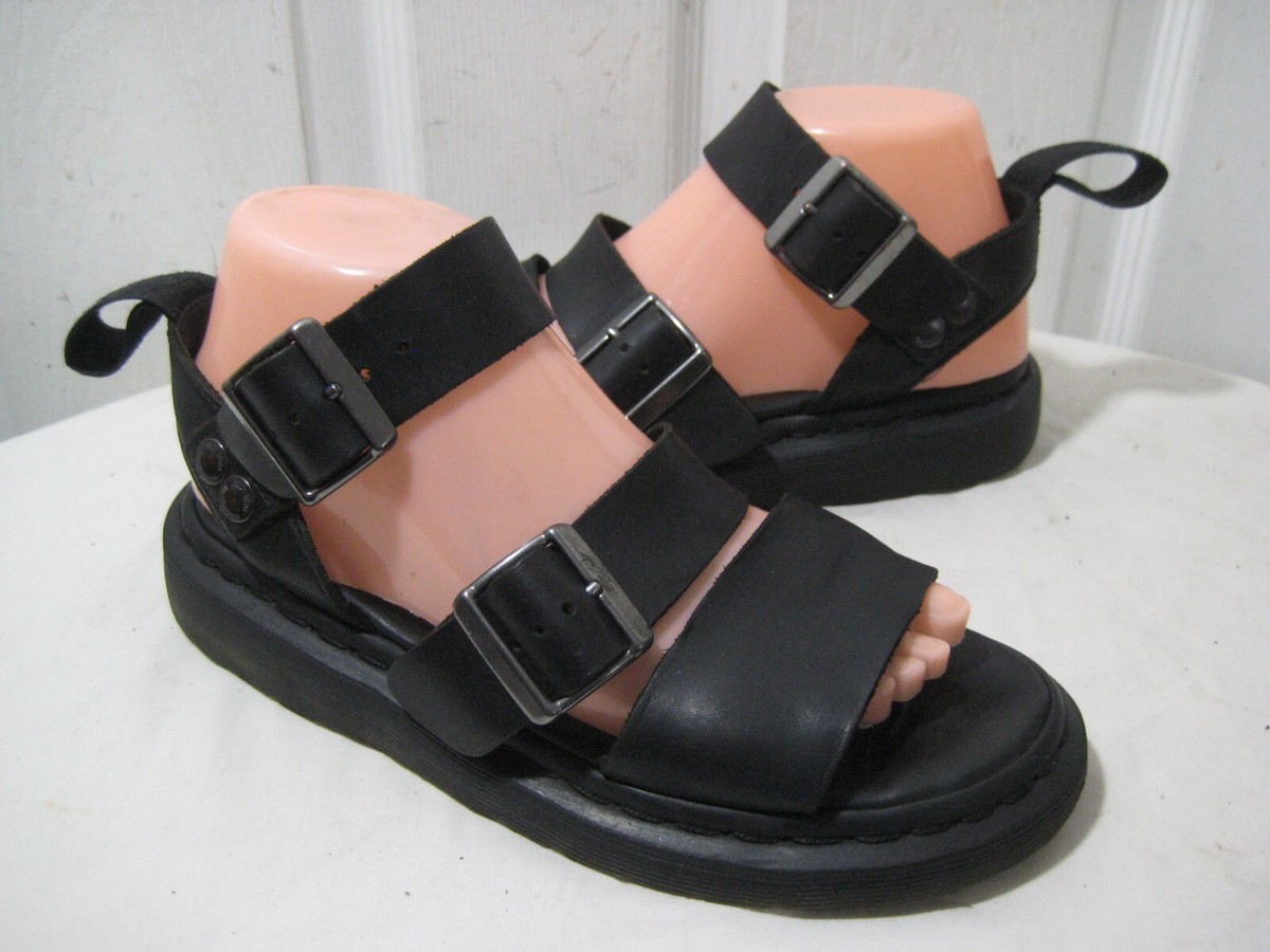 Doc Martens Gryphon Black Gladiator Men's Sandals Shoes Size