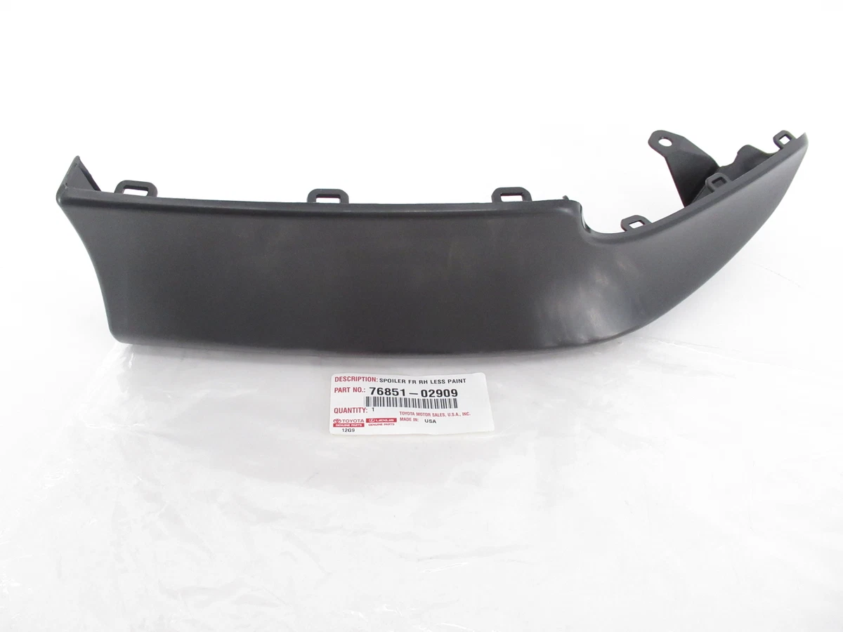 Genuine OEM Toyota 76851-02909 Passenger Front Spoiler Cover 2011  