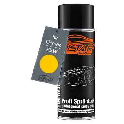Autolack Spraydose für Citroen EBW Jaune Hertz C25 Basislack Sprühdose 400ml