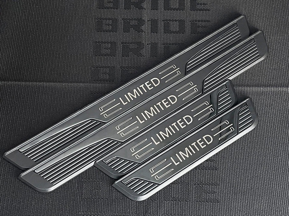 Para Jeep Grand Cherokee Accesorios Alféizar Puerta Coche Cubierta Desgaste Placa Protector 4X Foto 2 de 4