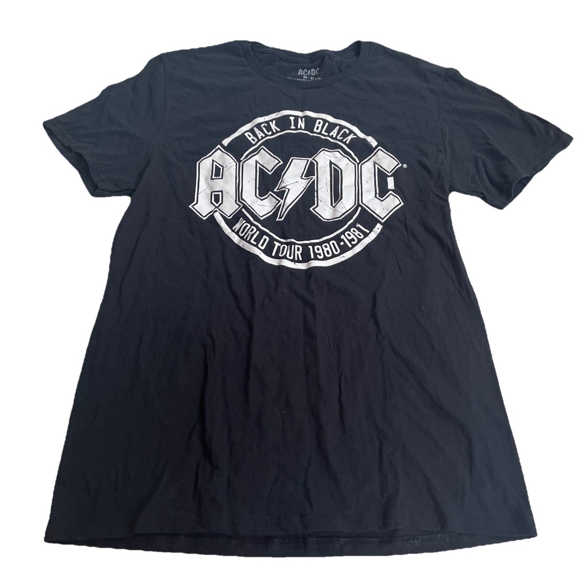 AC/DC Back In Black Black Adult T-Shirt