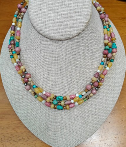 COLLAR TORSADO DE PLATA ESTERLINA OESTE AMERICANO NUEVO CON ETIQUETAS/NUEVO EN CAJA - Imagen 14 de 16