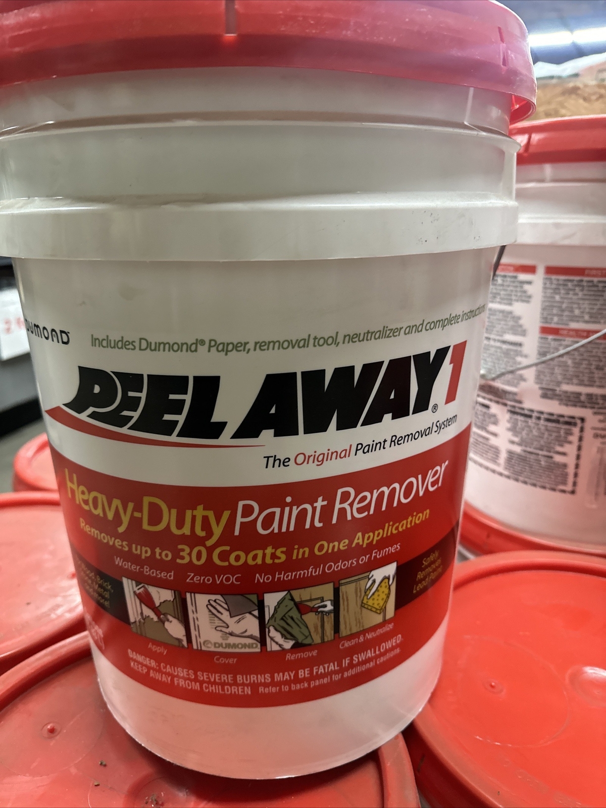 Dumond Peel Away 1, HeavyDuty Paint Remover 5 Gallon Pail NEW SEALED