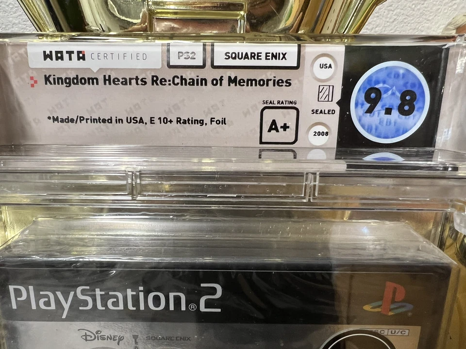2008 PS2 Kingdom Hearts Re: Chain of Memories Graded WATA 9.8 Sealed A+ NEW - Image 2 of 4
