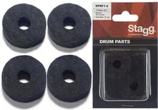 Stagg SPRF1-4  4 Replacement Cymbal Felts 35 x 12mm 2 packs 8 pieces
