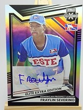 Fraylin Severino 2022 Elite Extra Signature #195 Auto Dominican Prospect League