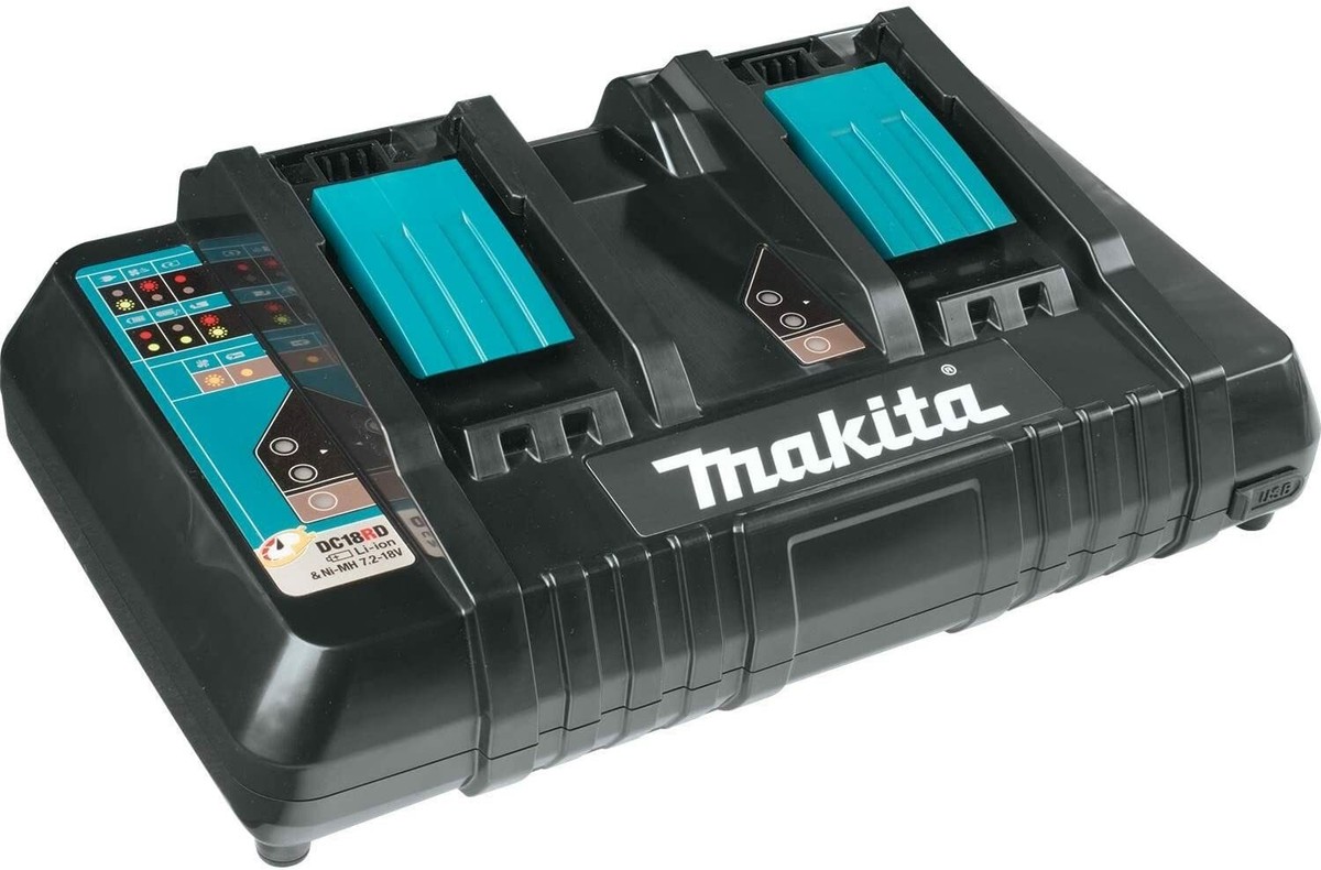 Makita 18V Lith‑Ion Battery and Rapid Charger Starter Pack (5.0AH