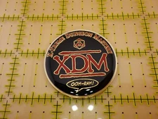 Tracy Hickmans XDM I & II Challenge Coin X-treme Dungeon Mastery Play Dice