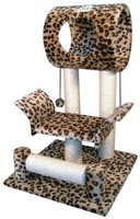 Go Pet Club Cat Tree Condo House, 18w X 17.5l X 28h Inches, Leopard , New, Free on sale Go Pet Club Cat Tree Condo House, 18w X 17.5l X 28h Inches, Leopard , New, Free on sale