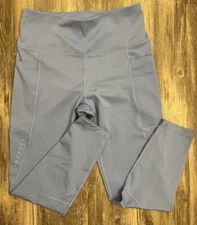Layer 8 Women’s Light Blue Sports Activewear Pocket Leggings Pants - Size M