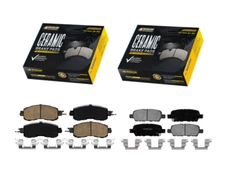 For 2013 - 2023 Nissan Altima 2014 - 2017 Leaf Front and Rear Ceramic Brake Pads