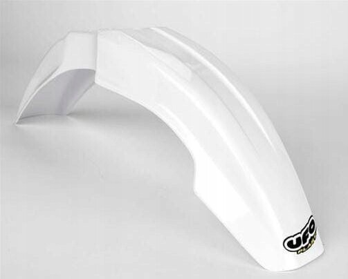 Aile avant blanche Kawasaki KXF 250 pour remplacer un garde-boue cassé 09-12