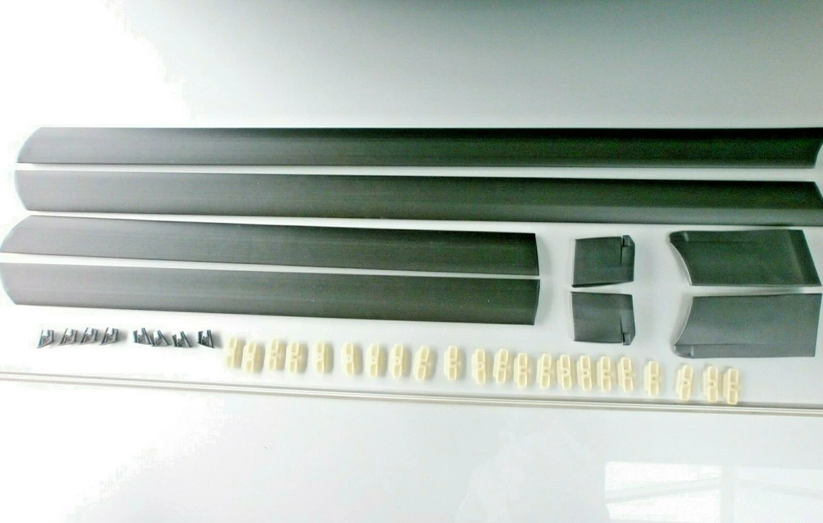Original Audi A6 & A100 Mega-Set: 8x Zierleiste unten, 4x Kappe 