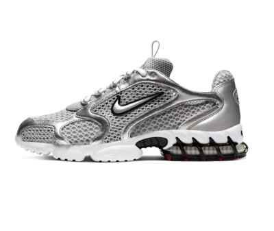 Nike Air Zoom Spiridon Cage 2 Men's Shoes Smoke Grey Metallic Silver CJ1288 001