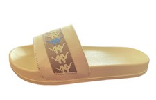 KAPPA 222 Banda Adam 15 Slides Lt Beige/Dk Almond/Blue Ash- Size W9/ M 7.5