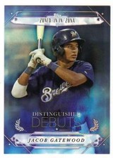 2015 Topps Pro Debut Distinguished Debuts #DD-22 Jacob Gatewood AZL Brewers