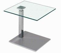 Vierhaus 1443 Couchtisch Beistelltisch Mit Glasplatte Glastisch HöHenverstellbar