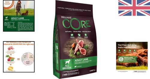 Natural Adult Lamb Dry Dog Food, 10kg - Grain-Free, Heart Healthy Nutrition - Picture 2 of 8